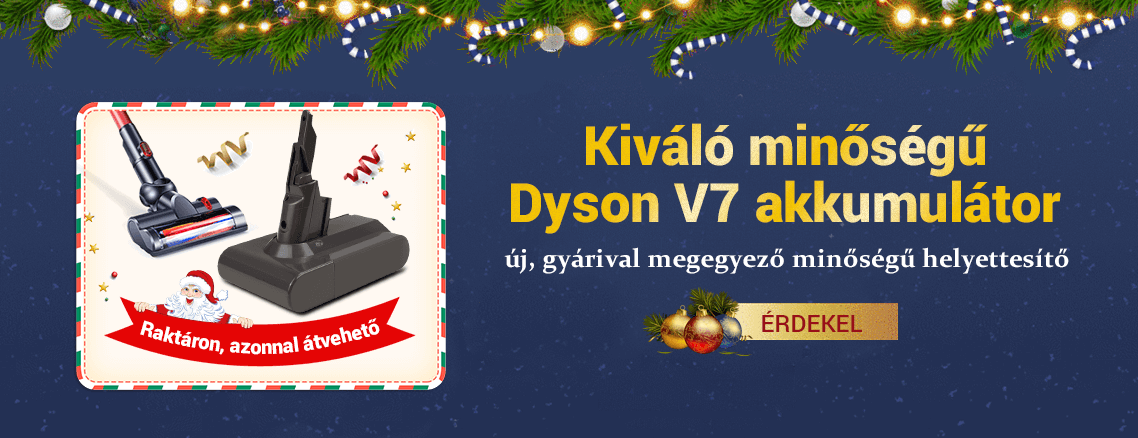 ÚJ Dyson V7 akkumulátor