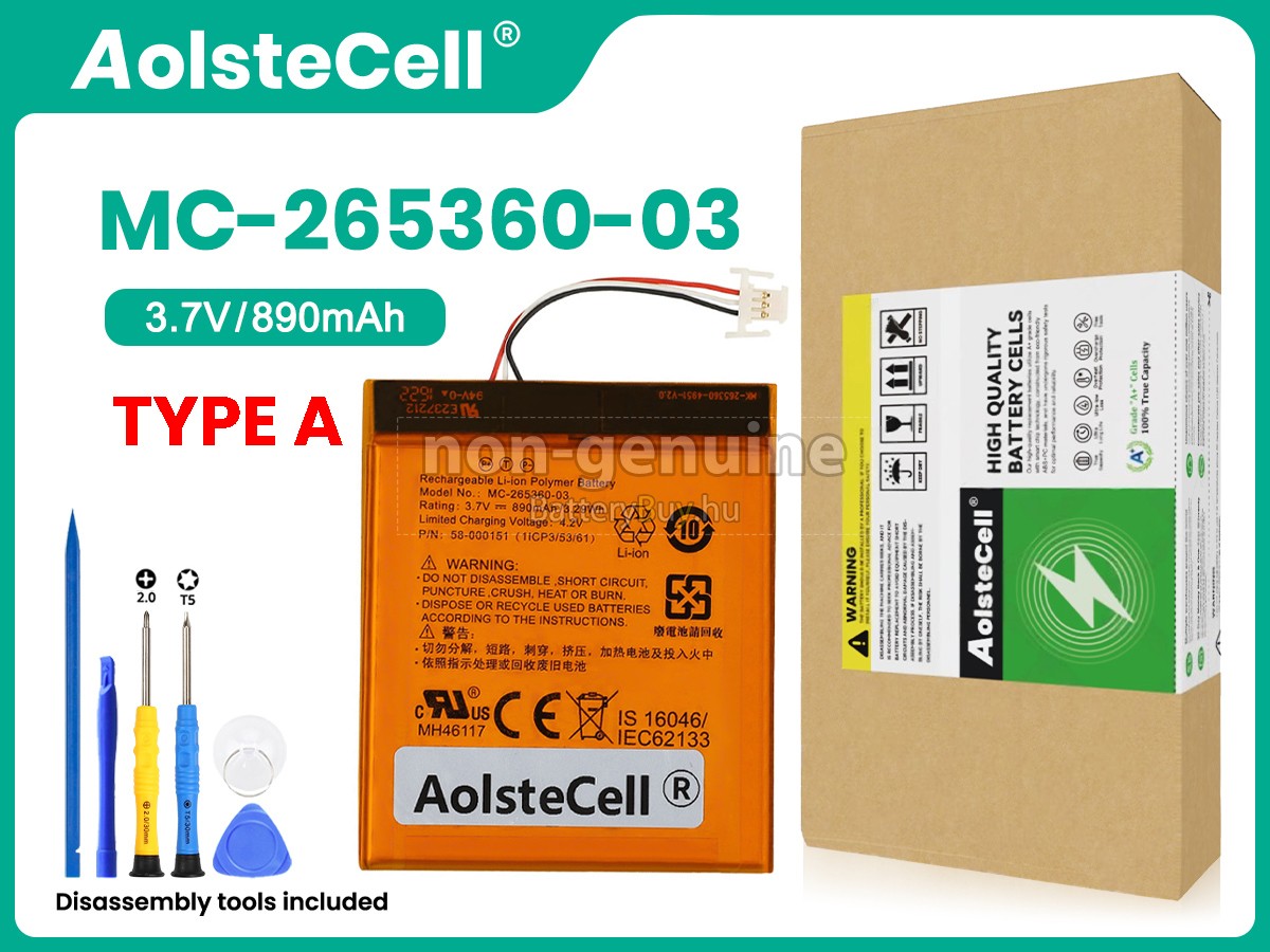 Amazon KINDLE 7 WP63GW helyettesítő akkumulátor