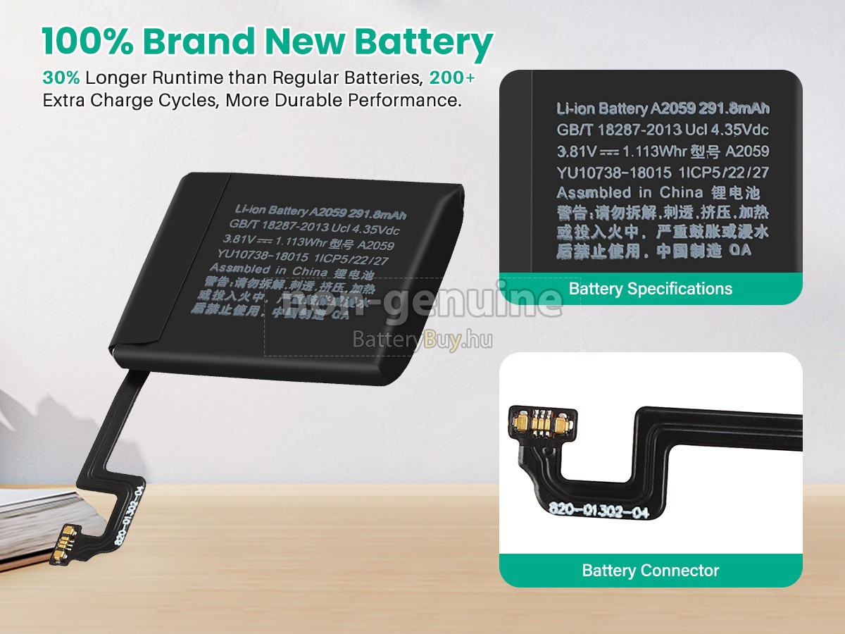 Apple A2059 helyettesítő akkumulátor