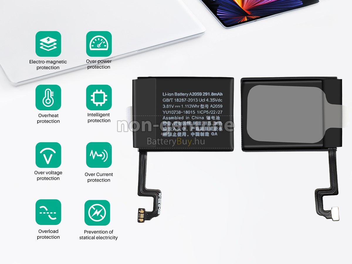 Apple A2059 helyettesítő akkumulátor