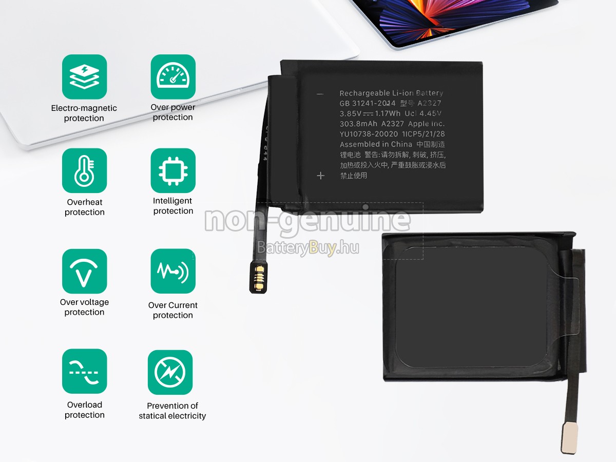 Apple A2327 helyettesítő akkumulátor