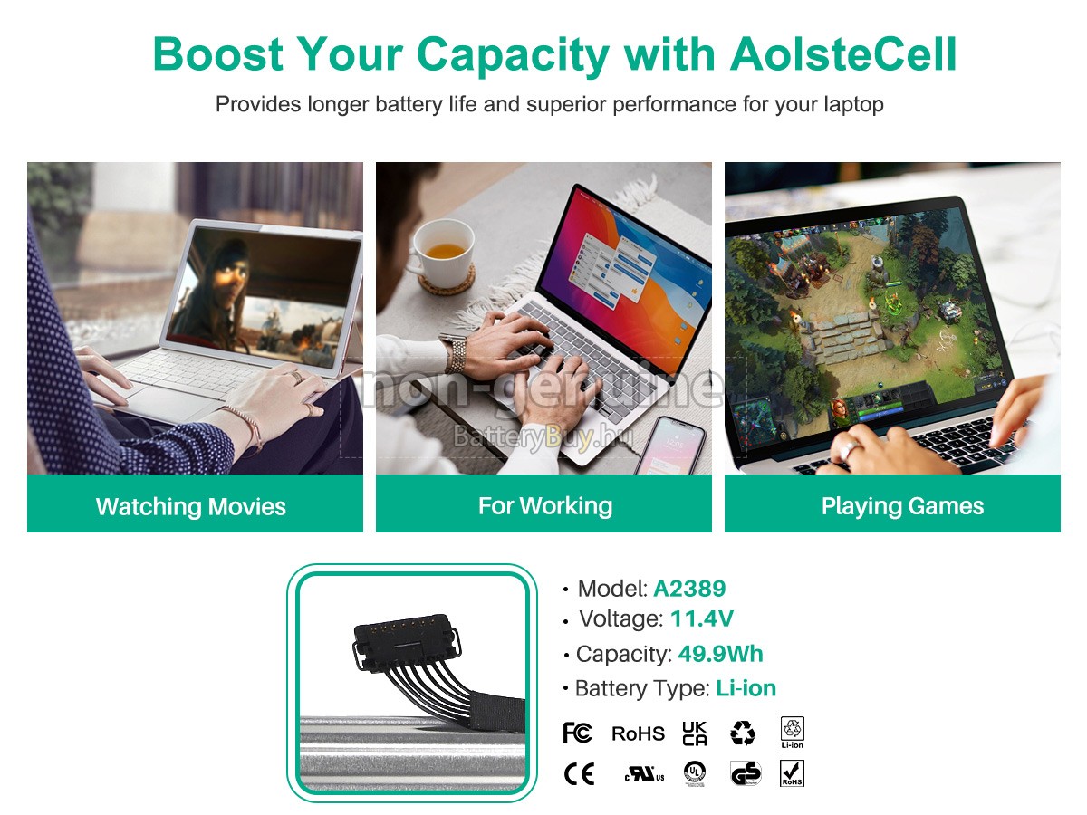 Apple MGN73LL/A* helyettesítő akkumulátor