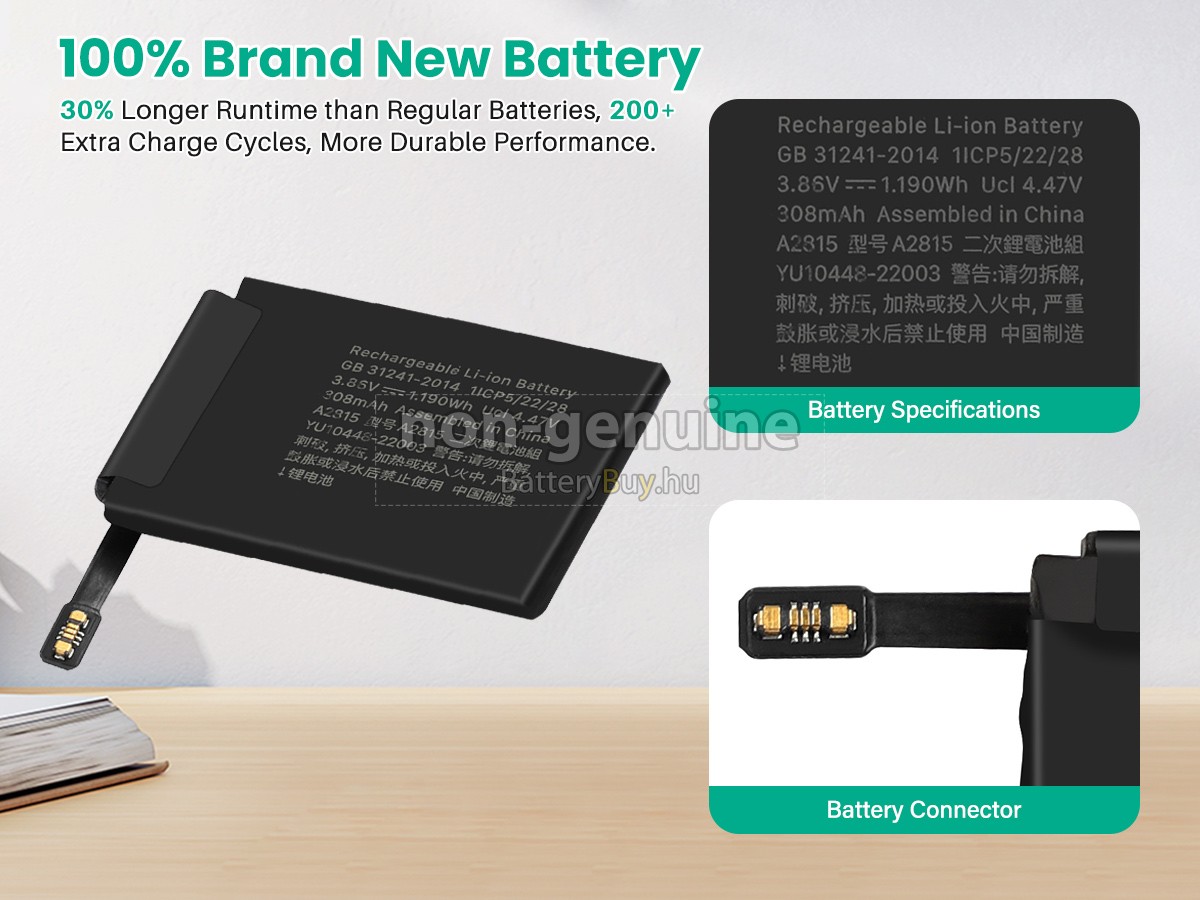 Apple A2858 helyettesítő akkumulátor