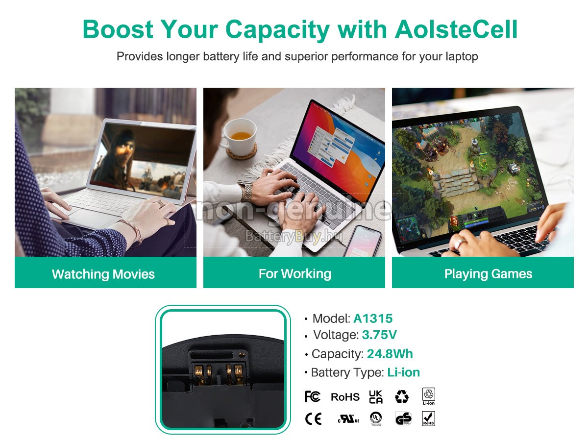 Apple A1337 helyettesítő akkumulátor