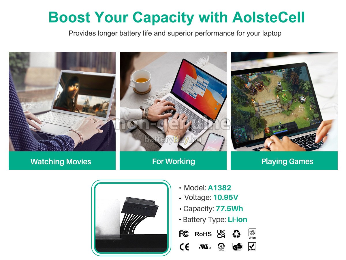 Apple MC721LL/A helyettesítő akkumulátor