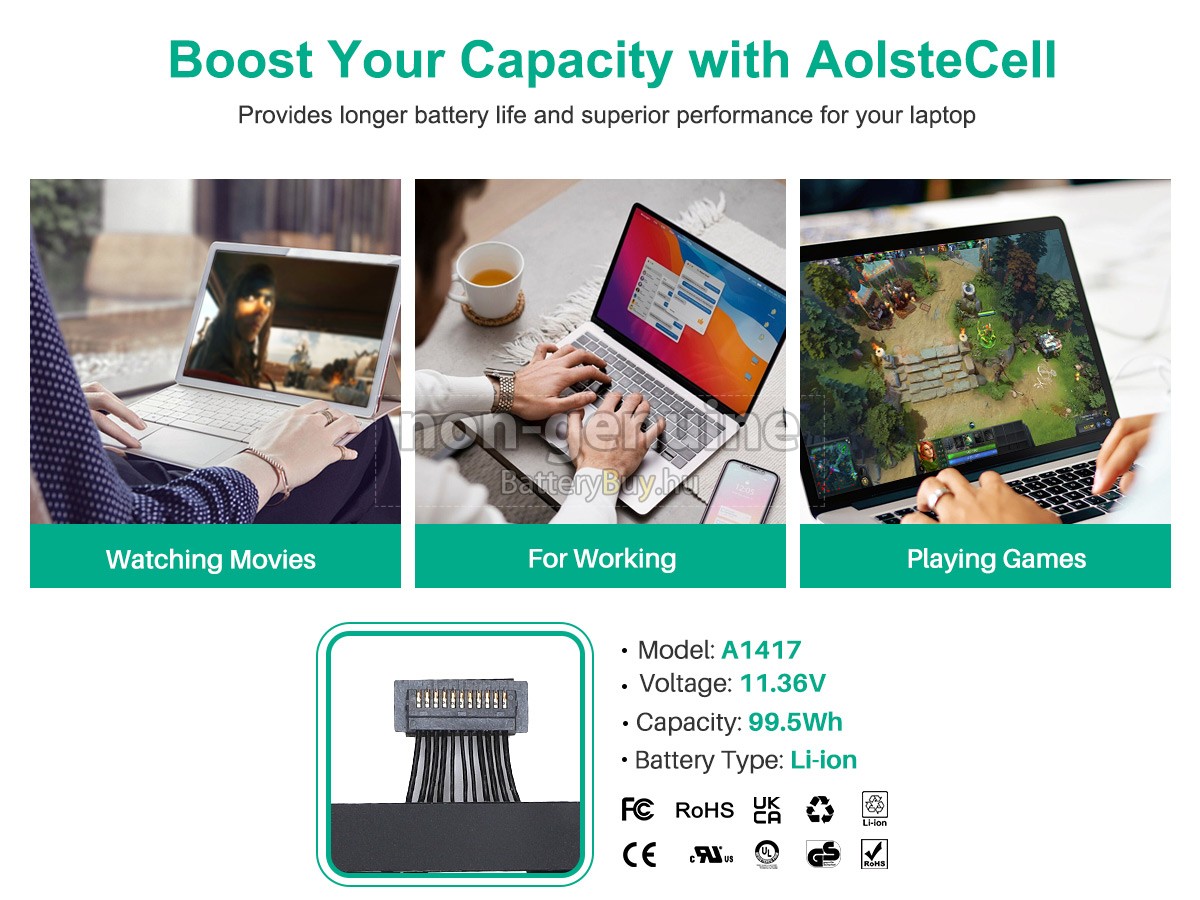 Apple ME664 helyettesítő akkumulátor