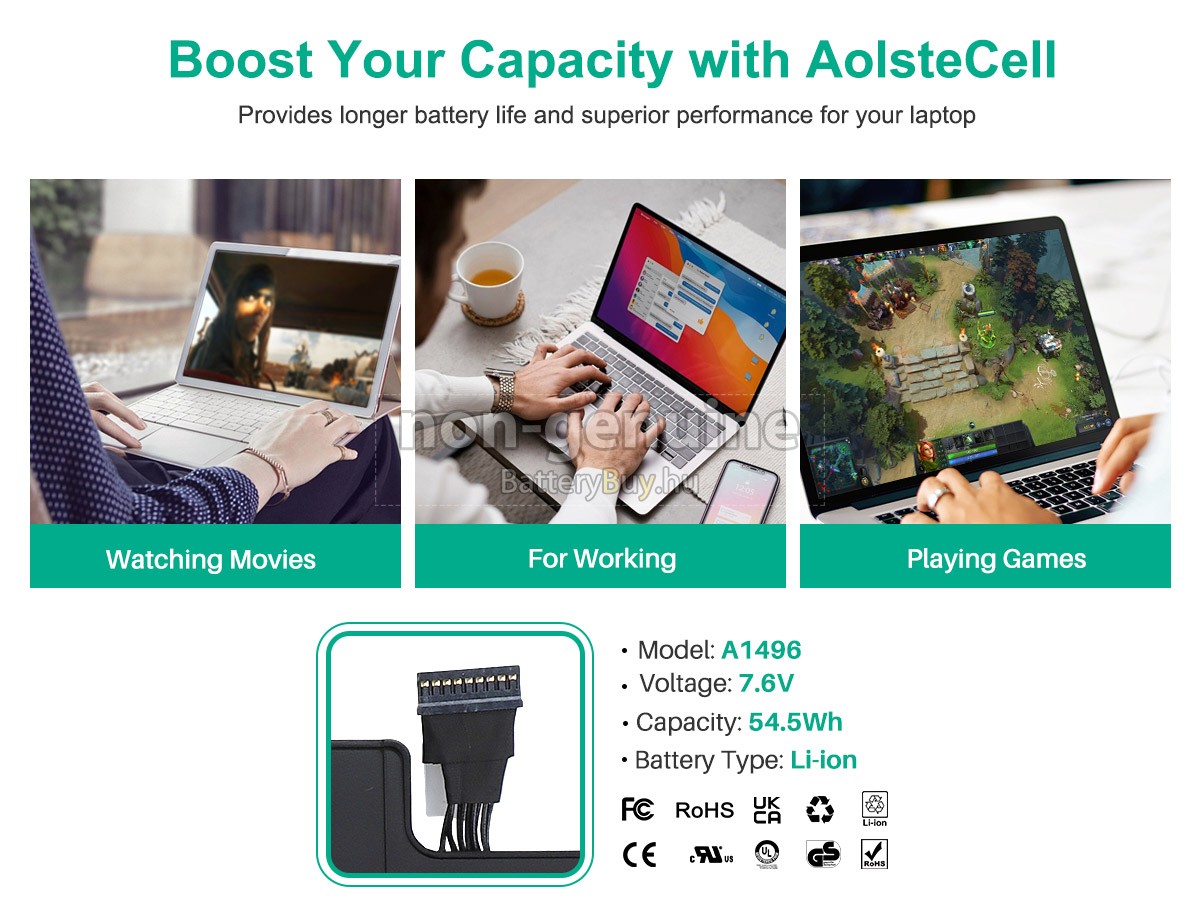 Apple 661-6055 helyettesítő akkumulátor