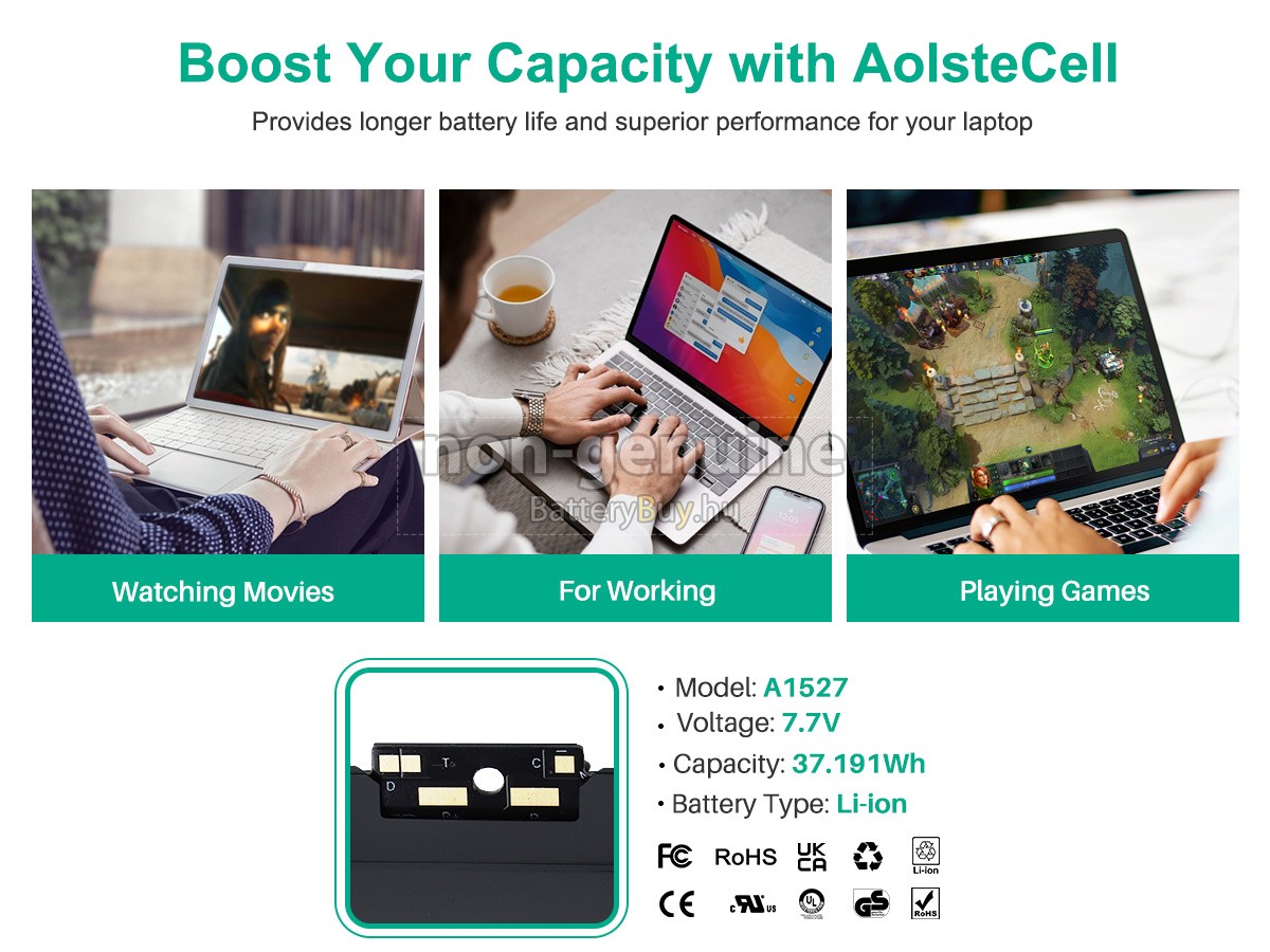 Apple MK4M2 helyettesítő akkumulátor