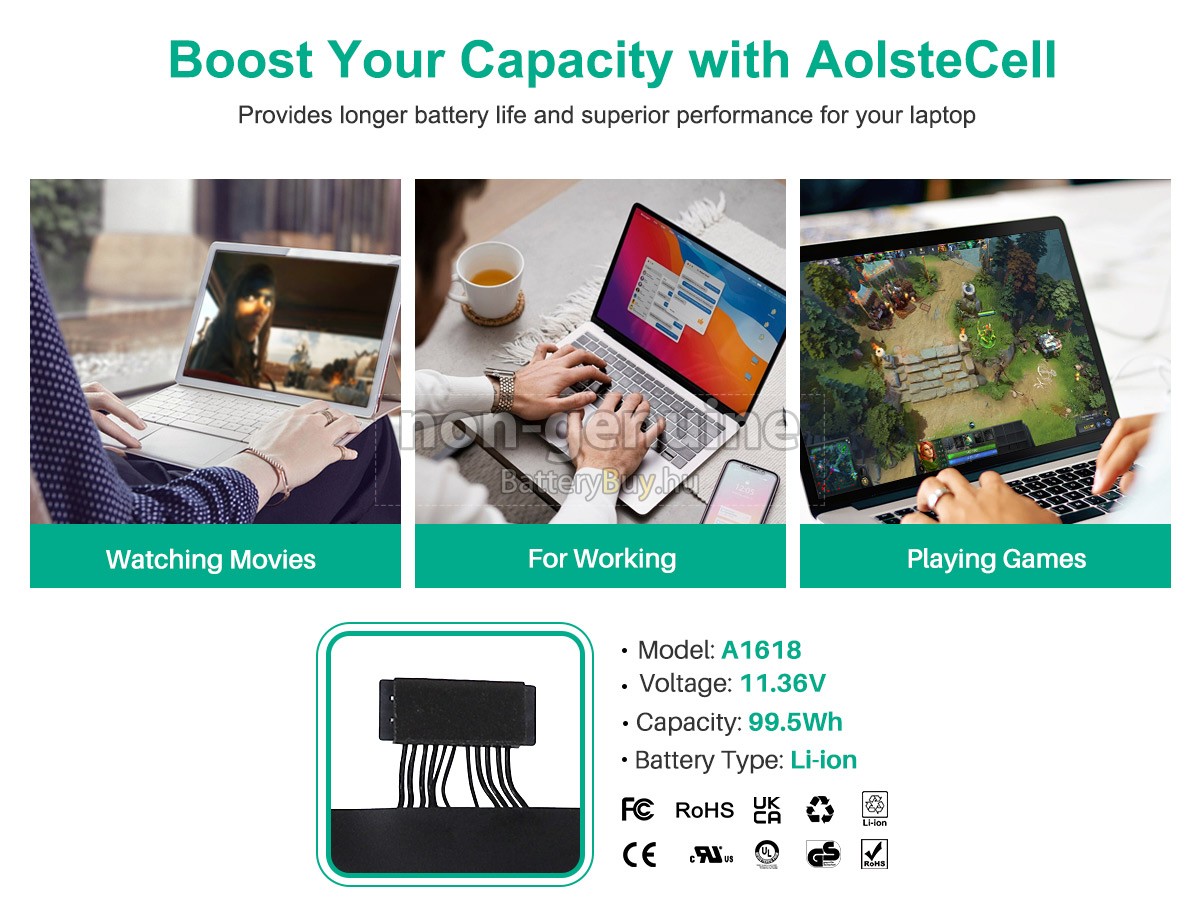 Apple A1618 helyettesítő akkumulátor