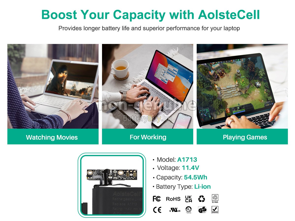 Apple A1708 helyettesítő akkumulátor