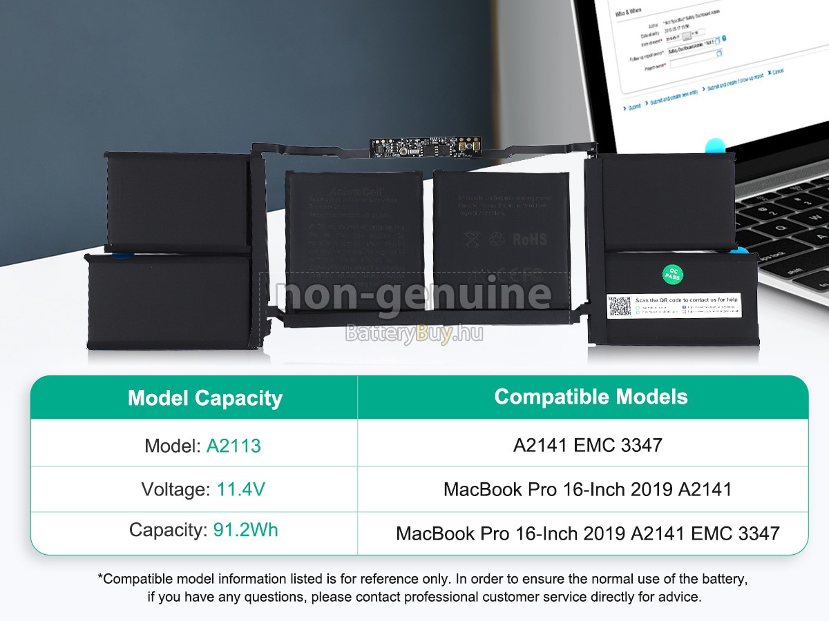 Apple MVVM2LL/A helyettesítő akkumulátor