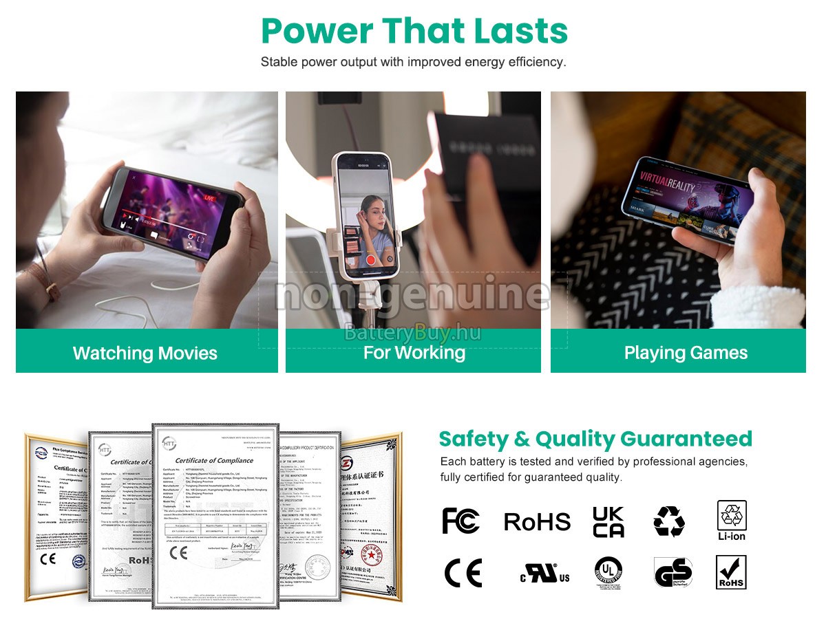 Apple MGMN3B/A helyettesítő akkumulátor