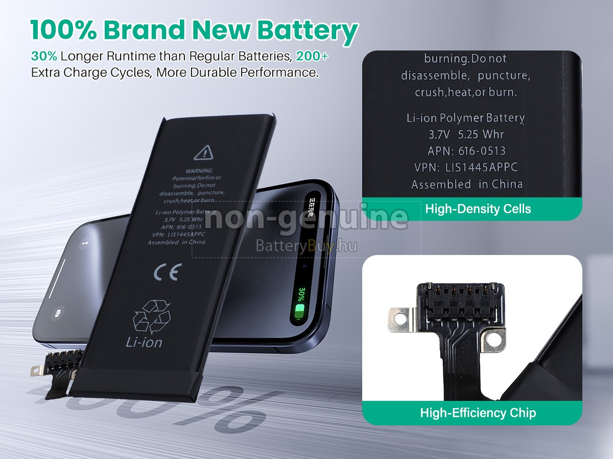 Apple MC537 helyettesítő akkumulátor