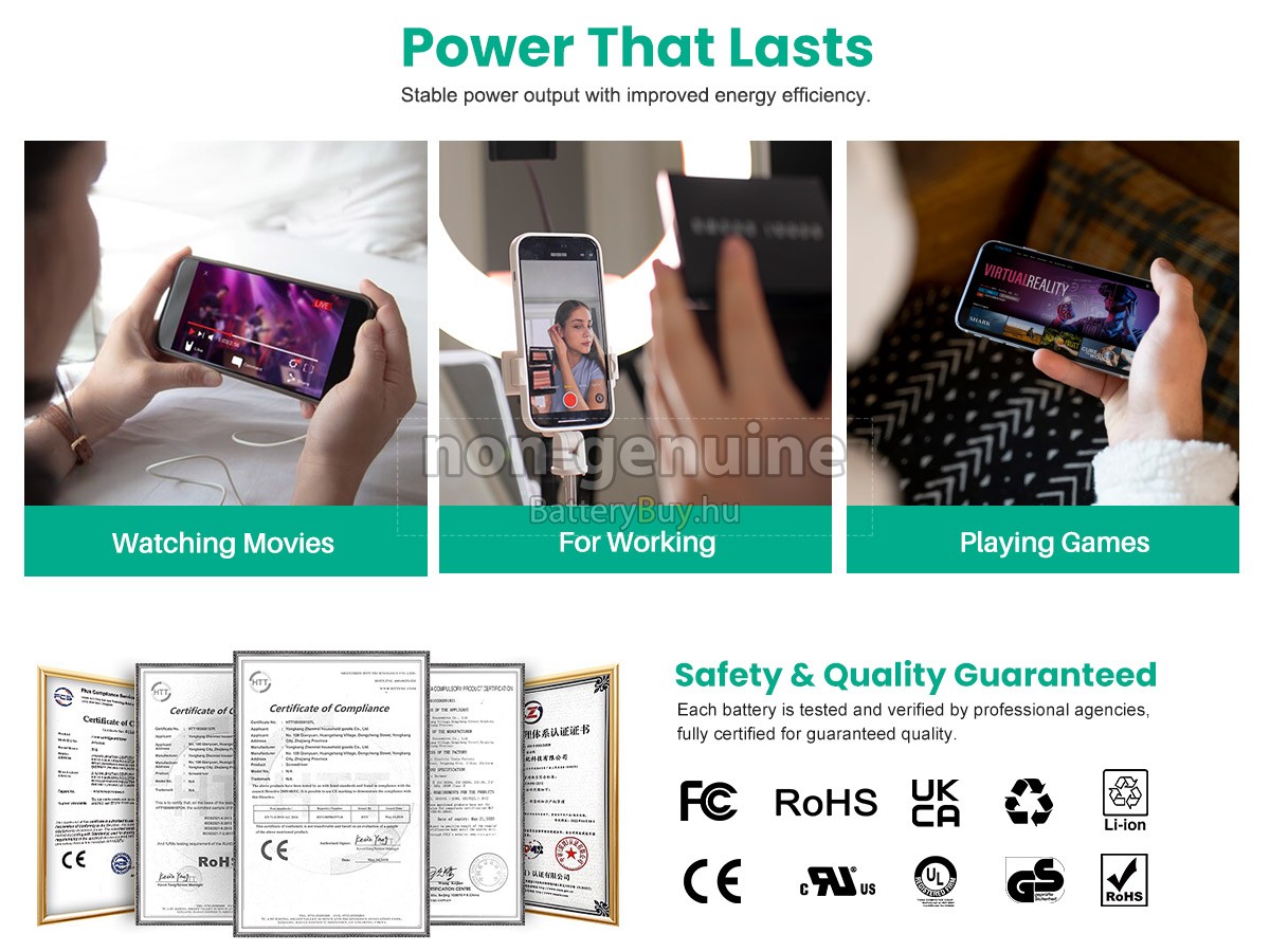 Apple MQ982LL/A helyettesítő akkumulátor