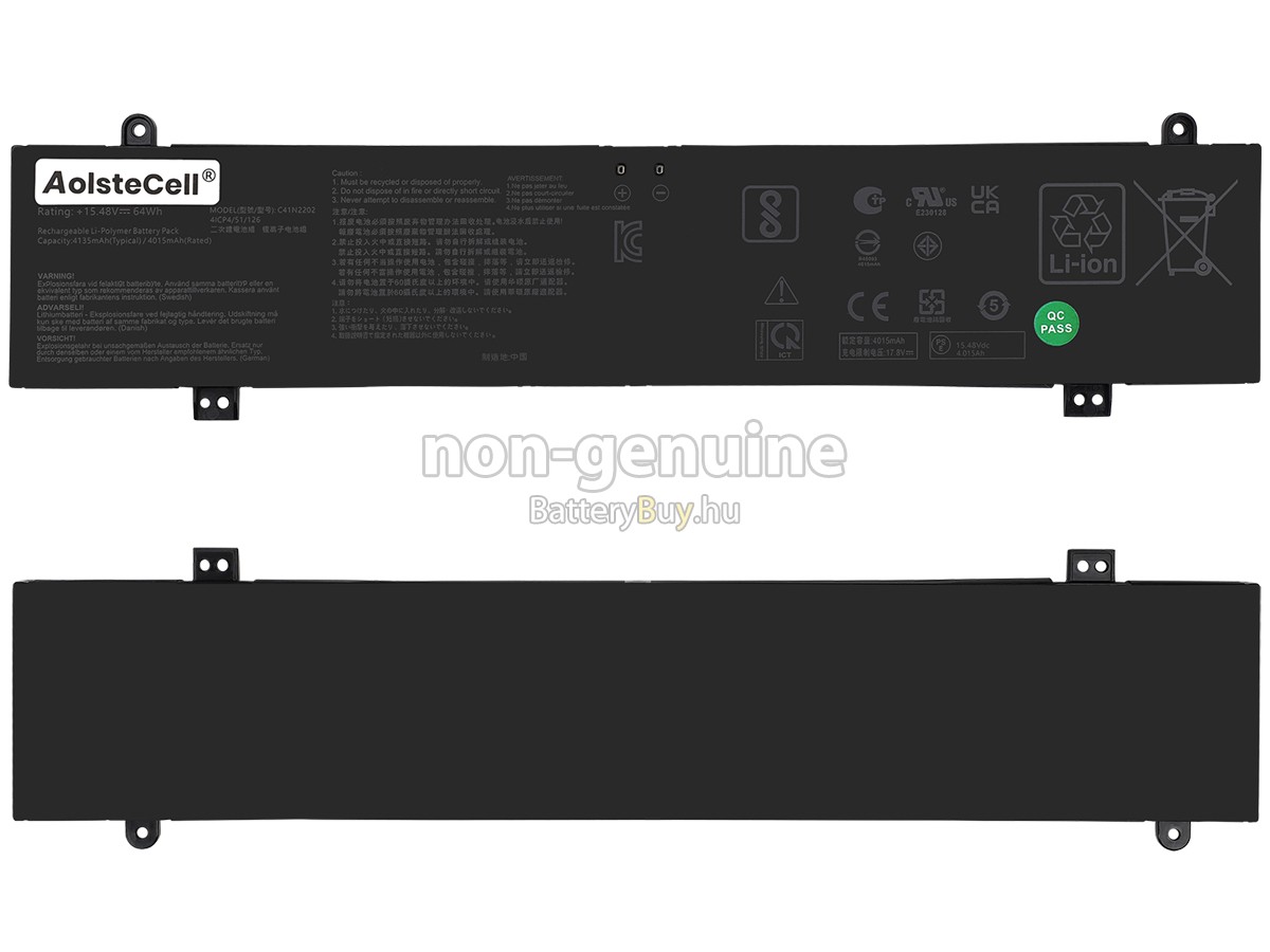 Asus C41N2202 helyettesítő akkumulátor