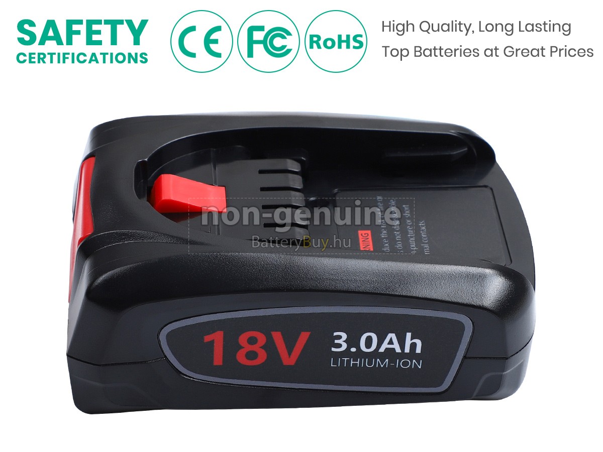 Bosch PBA 18V 3.0AH W-B helyettesítő akkumulátor