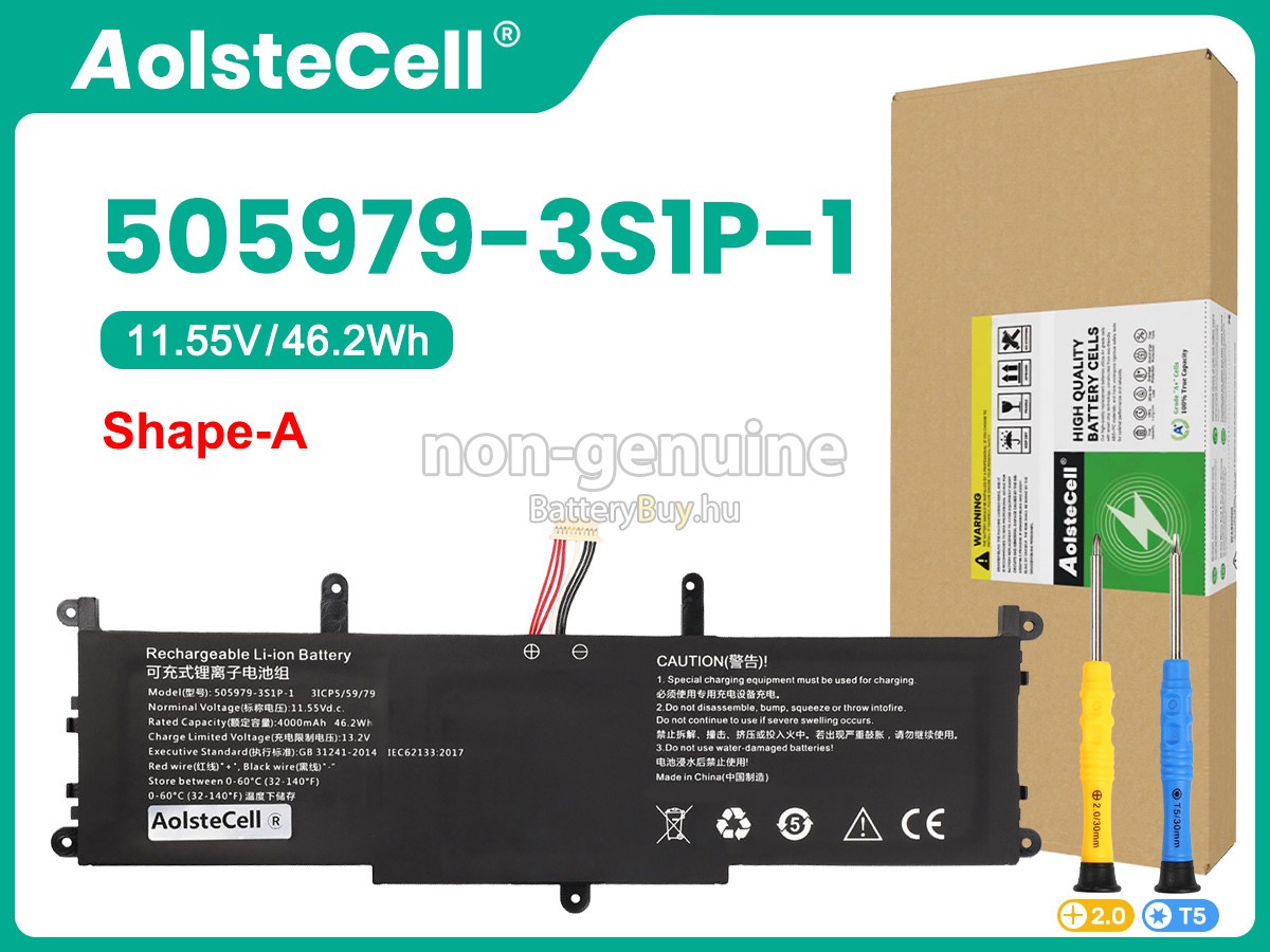 CHUWI 505979-3S1P-1(3ICP5/59/79) helyettesítő akkumulátor