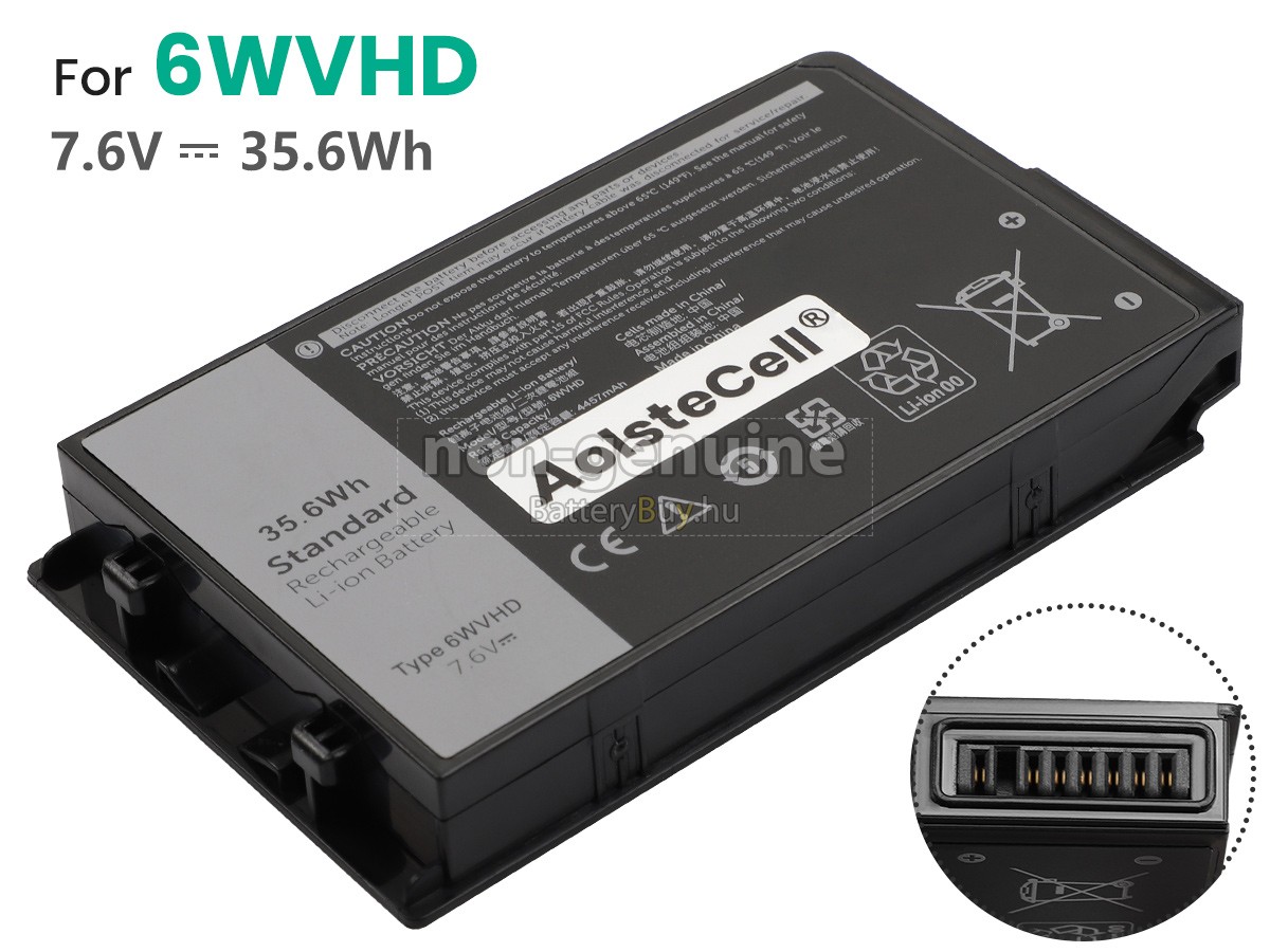 Dell 6WVHD helyettesítő akkumulátor