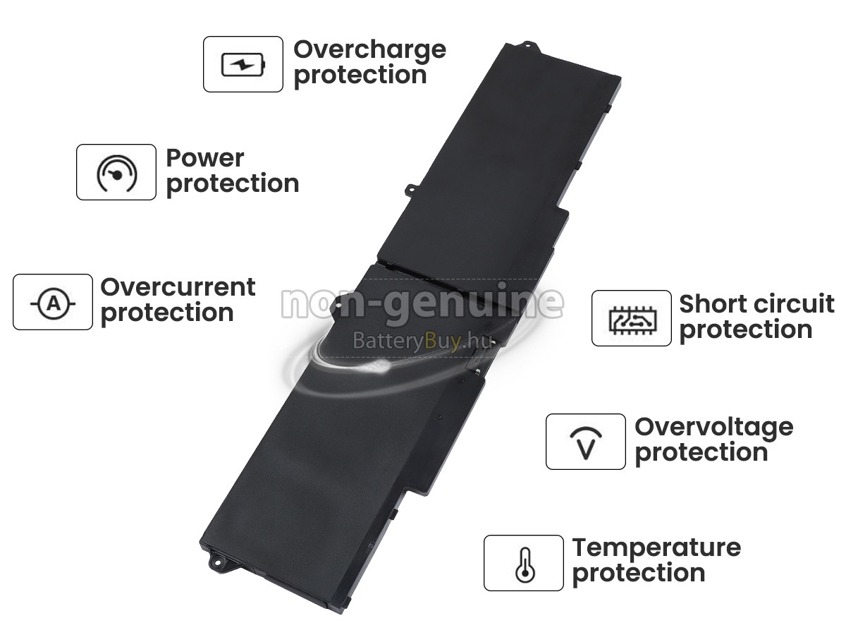 Dell 53XP7 helyettesítő akkumulátor