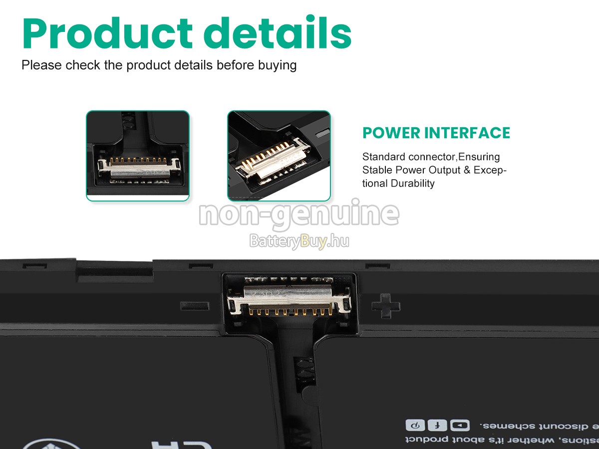 Dell WV3K8 helyettesítő akkumulátor