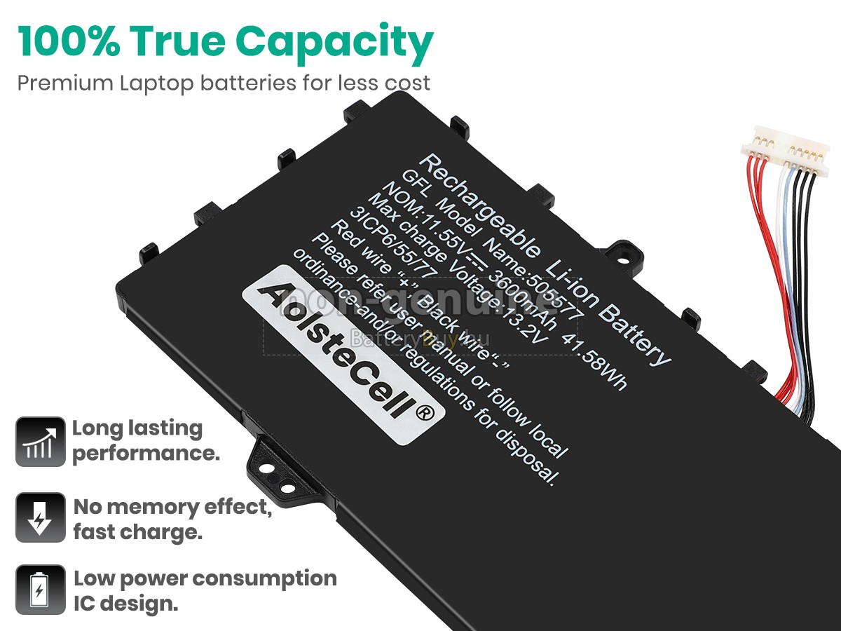 Haier 505577 helyettesítő akkumulátor