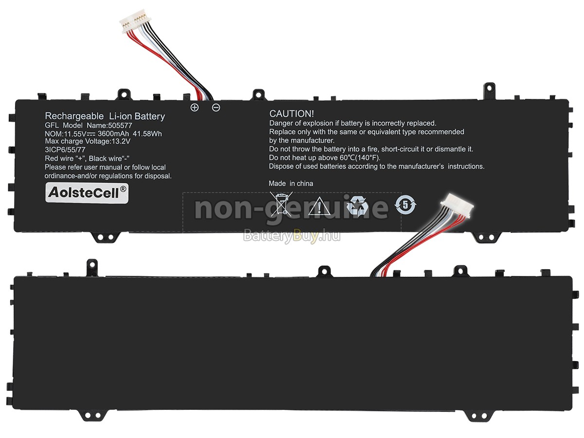 Haier 505577 helyettesítő akkumulátor