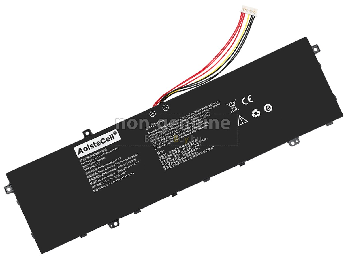 Hasee 524660 helyettesítő akkumulátor