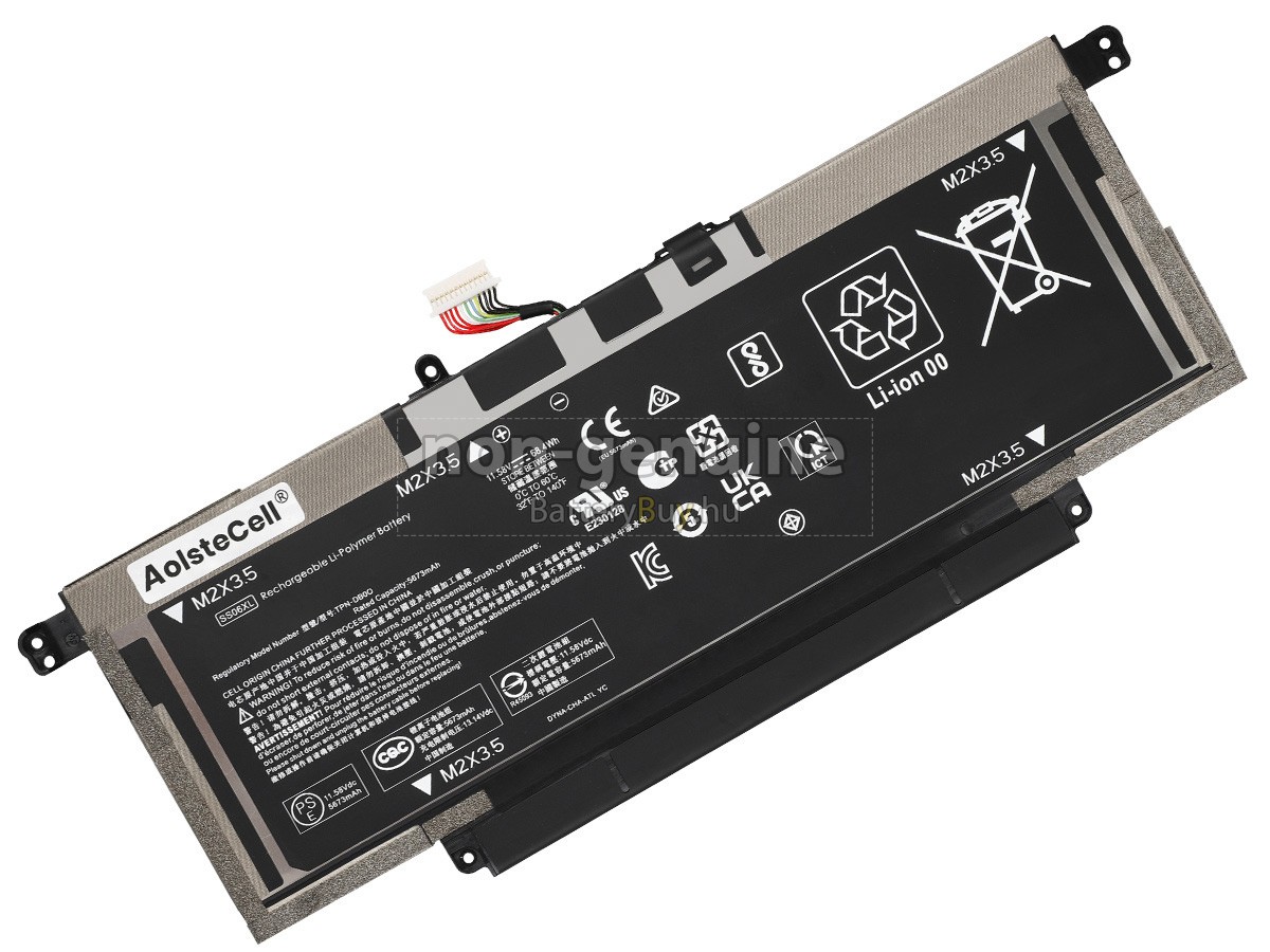 HP Elite DRAGONFLY G4(818W4EA) helyettesítő akkumulátor