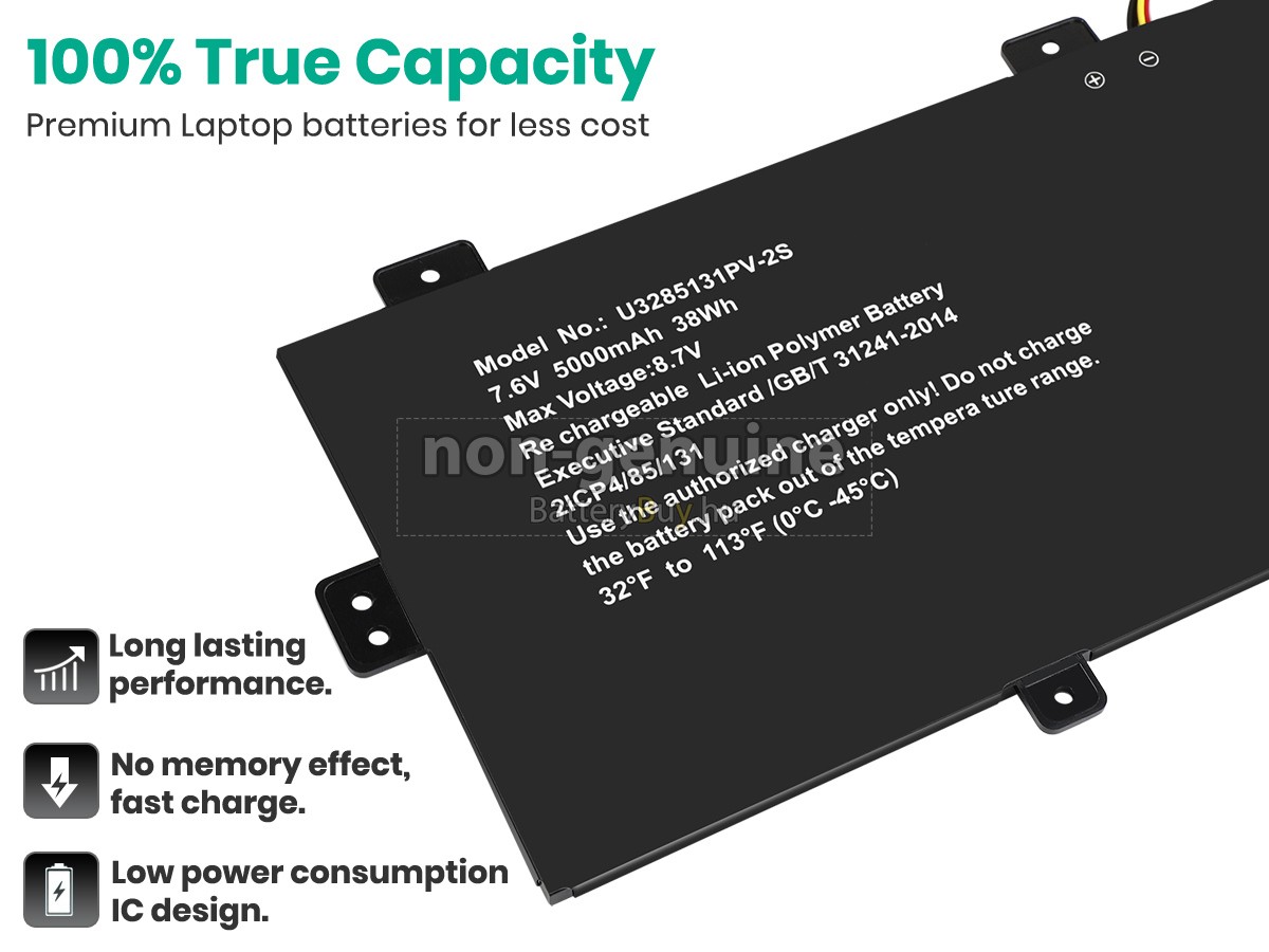 Jumper U3285131P-2S helyettesítő akkumulátor