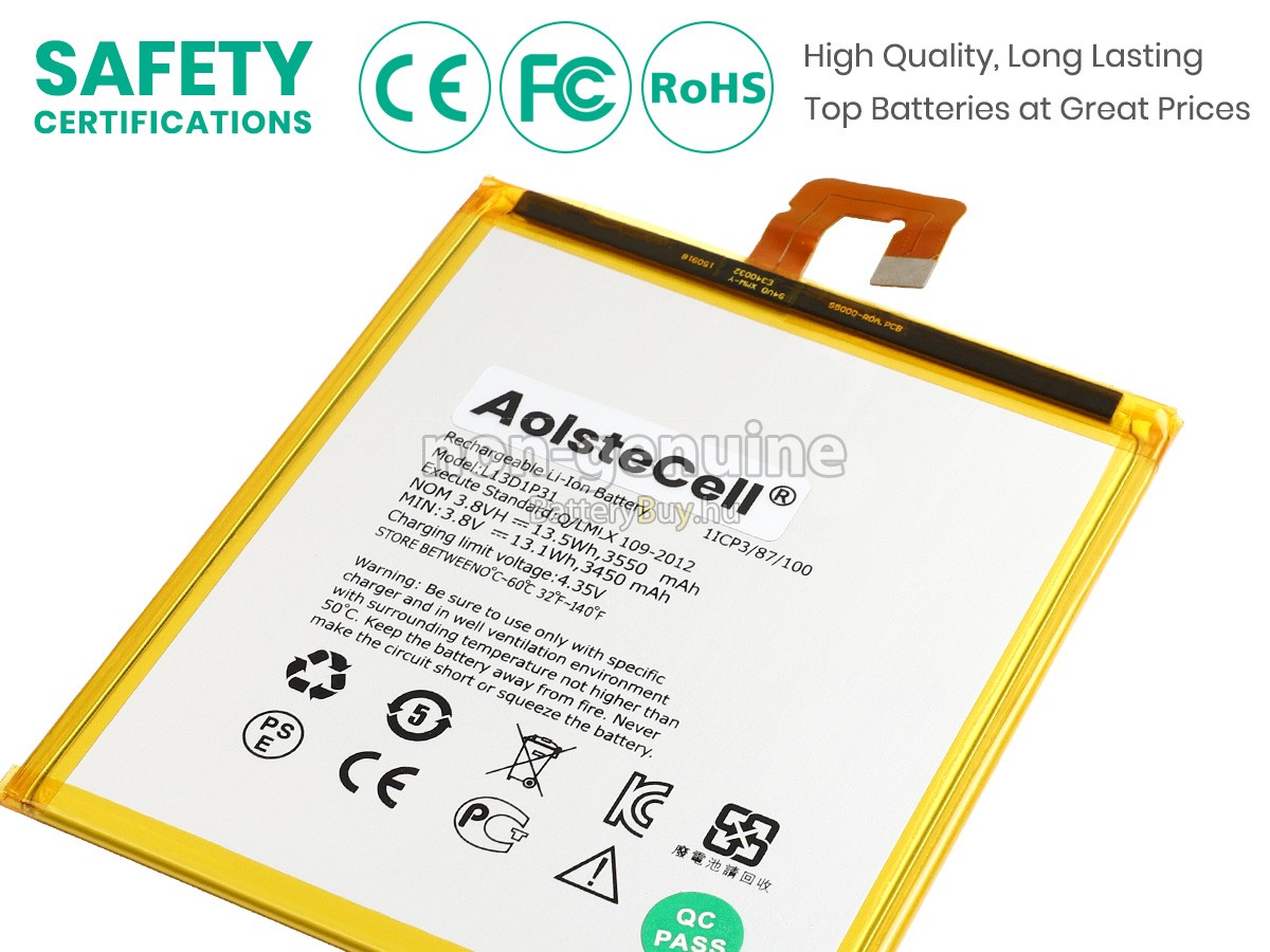 Lenovo TB3-730X helyettesítő akkumulátor