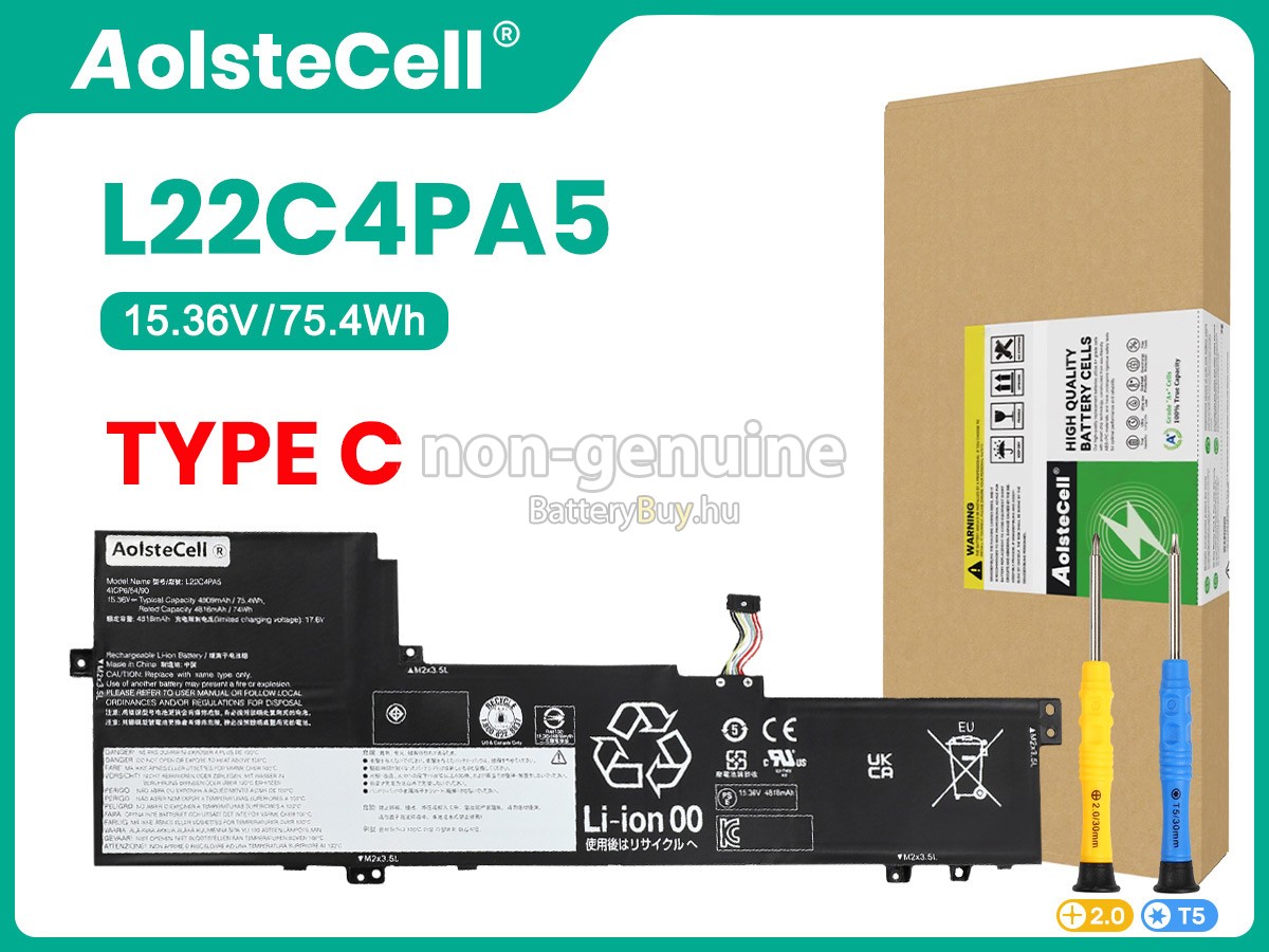 Lenovo IdeaPad SLIM 5 16ABR8-82XG006MMB helyettesítő akkumulátor