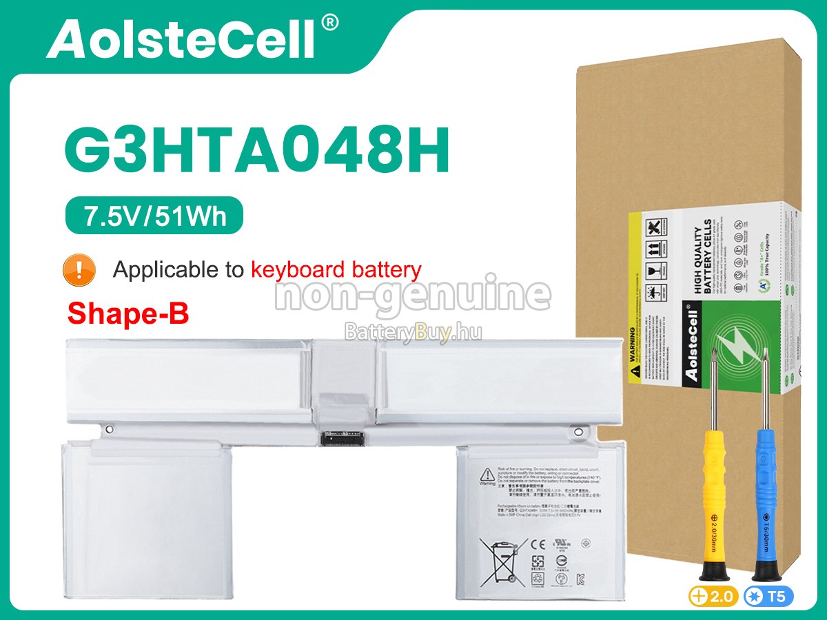 Microsoft Surface BOOK 2 1832 helyettesítő akkumulátor