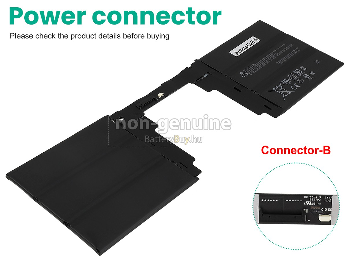 Microsoft Surface BOOK2 KEYBOARD helyettesítő akkumulátor