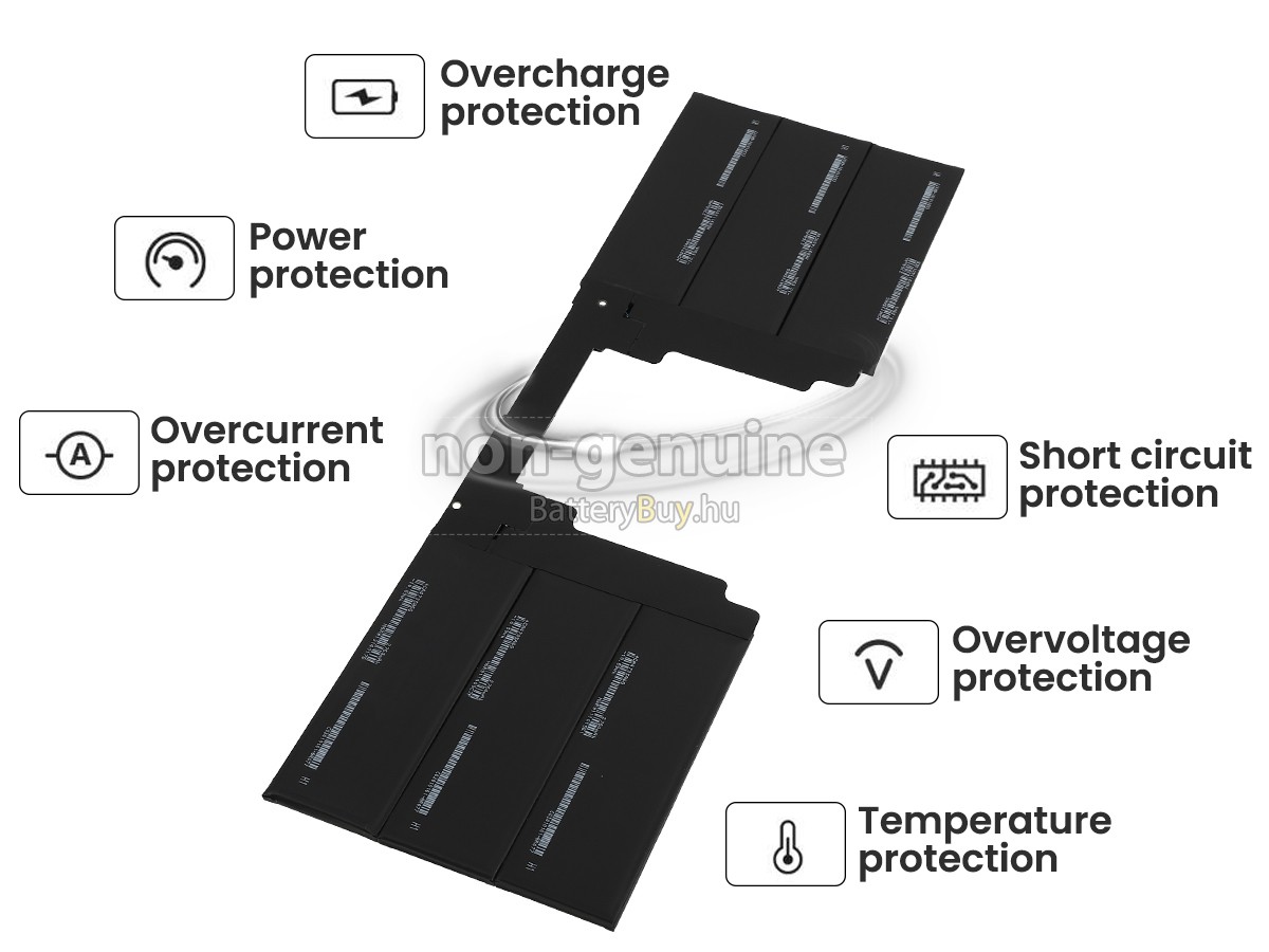Microsoft Surface BOOK2 KEYBOARD helyettesítő akkumulátor