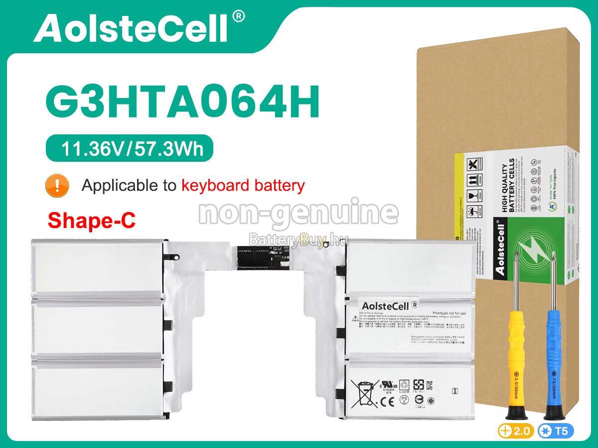 Microsoft Surface BOOK 2 1832 helyettesítő akkumulátor