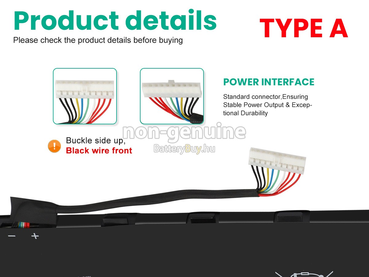 MSI STEALTH GS77 12UE helyettesítő akkumulátor