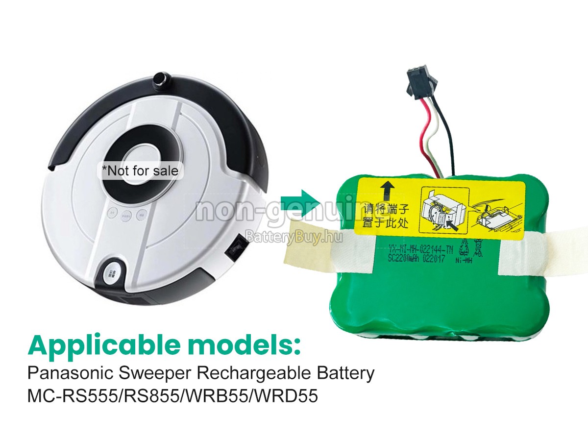 Panasonic MC-RS855 helyettesítő akkumulátor