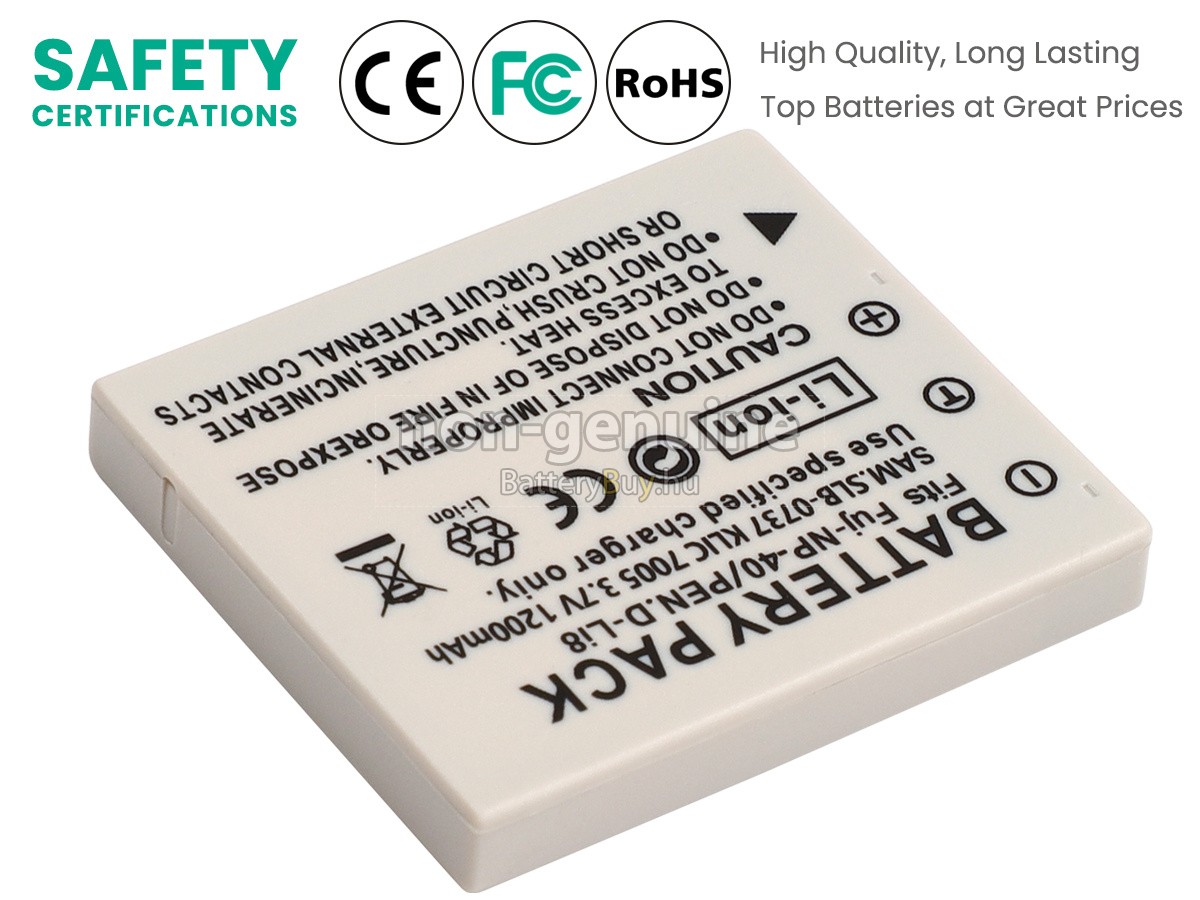 Samsung SLB-0737 helyettesítő akkumulátor