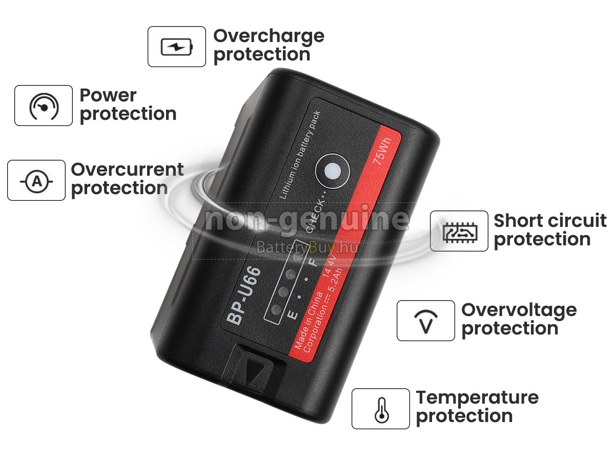 Sony BP-U66 helyettesítő akkumulátor