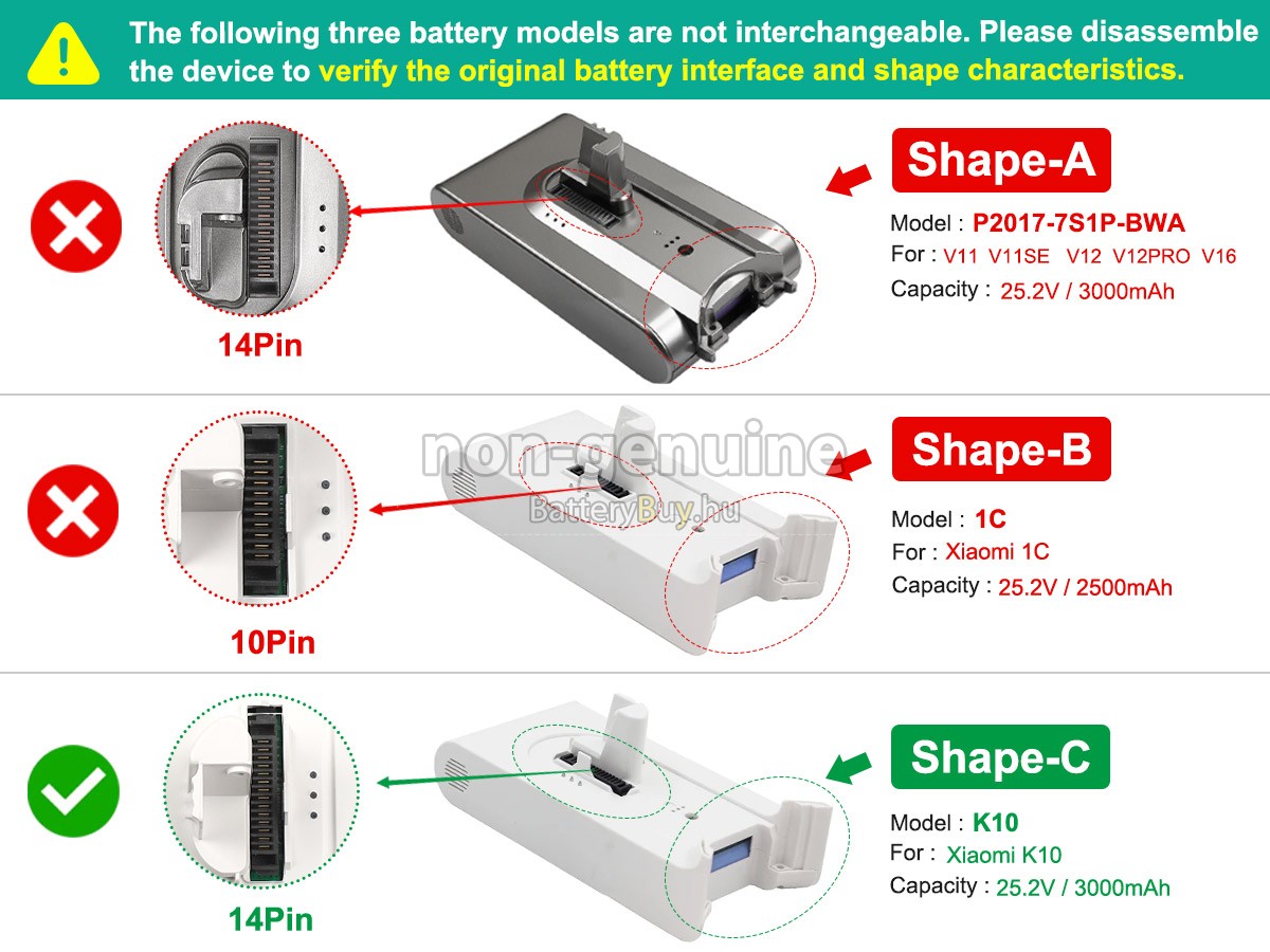 XiaoMi P2017-7S1P-BWA helyettesítő akkumulátor